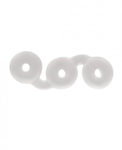 Perfect Fit Triple Donut Ring - Clear