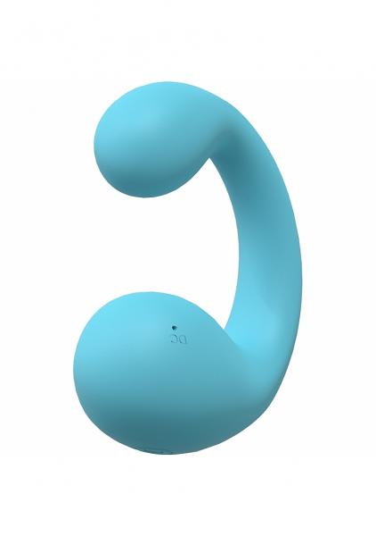 Loveline Playful 10 Speed Dual Motor Vibe Sealed Silicone Rechargeable Submersible Blue