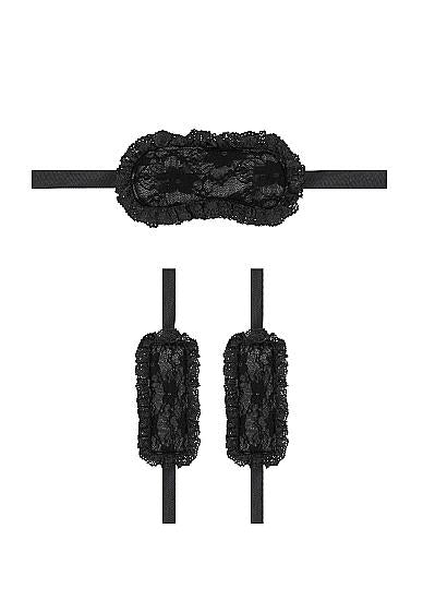 Shots Ouch Introductory Bondage Kit #7 - Black