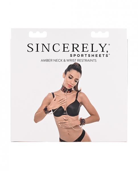 Sincerely Amber Neck Wrist Restaint