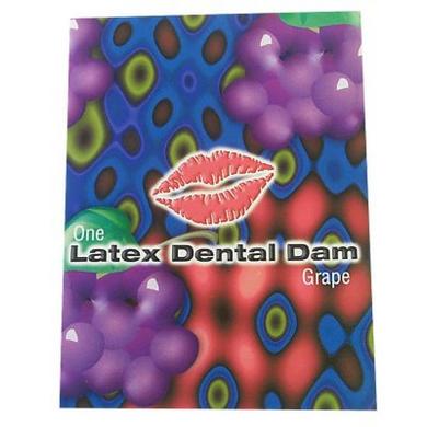 Latex dental dam, grape