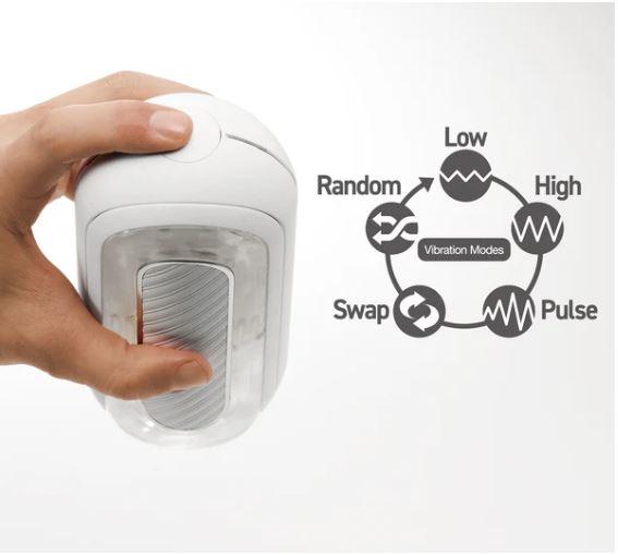 Flip Zero Gravity Vibrating  - White