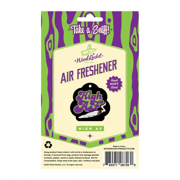 Wood Rocket Air Freshener High Af