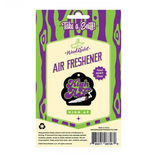 Wood Rocket Air Freshener High Af