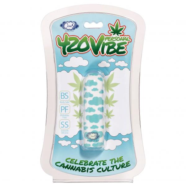 420 Stubby Vibe White/blue Cloud